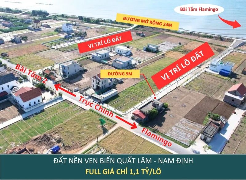 Đất biển Quất Lâm, Giao Phong siêu rẻ, vị trí tiềm năng, gần bãi tắm nhất Giao Thủy, Nam Định — ảnh 4