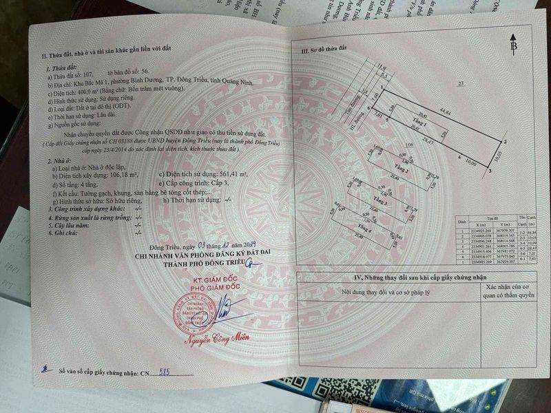 Bán nhà đất ở cạnh chợ Bình Dương, thị xã Đông Triều, Quảng Ninh — ảnh 2