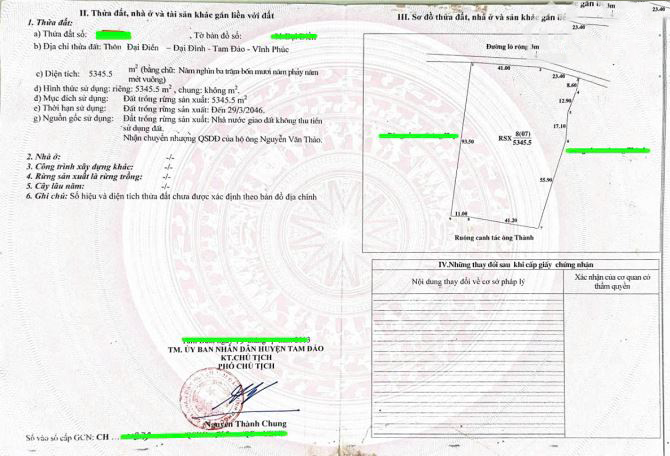 Bán đất trục vào khu Danh Thắng Tây Thiên, Tam Đảo, Vĩnh Phúc — ảnh 3