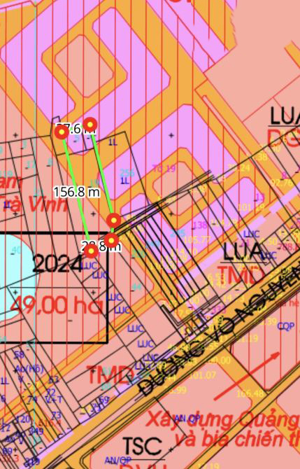 Bán 6 công đất thuộc Khu đô thị Tây P7, Đường Võ Nguyên Giáp, Phường 7, Thành phố Trà Vinh, Trà Vinh — ảnh 2