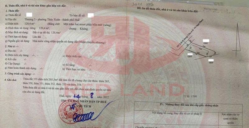 Bán đất tặng nhà Đường Hoài Thanh, Phường Thuỷ Xuân, Thành phố Huế, Thừa Thiên Huế — ảnh 2