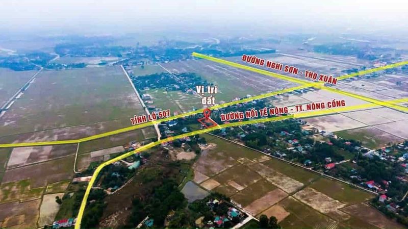 280 TRIỆU SỞ HỮU NGAY 1 LÔ ĐẤT HƠN 100M2 CỤM CÔNG NGHIỆP TẠI TẾ NÔNG, NÔNG CỐNG THANH HÓA