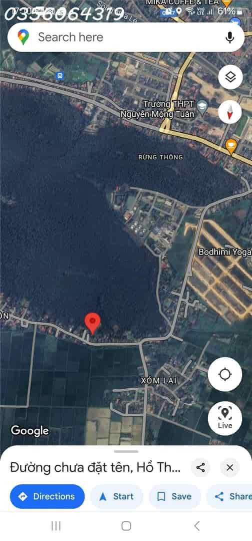 Cần bán gấp Lô đất 655m2 đất Đông Sơn, thị trấn Rừng Thông, Thanh Hoá