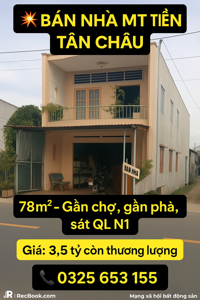 Bán nhà mặt phố.Gia tốt ở phường Long thạnh txtanchau tỉnh An Giang.Dt 78 m — ảnh 5