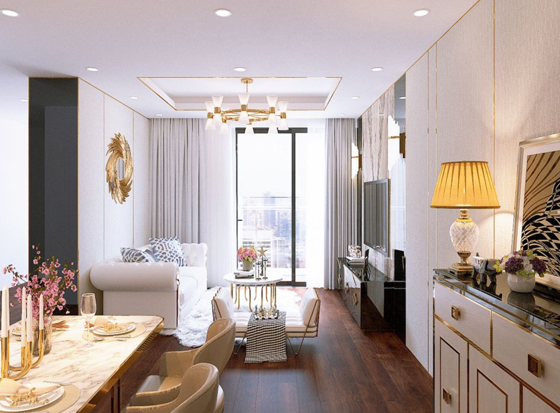 Hoàng Huy Grand Tower — Mẫu thiết kế căn hộ điển hình — ảnh 1