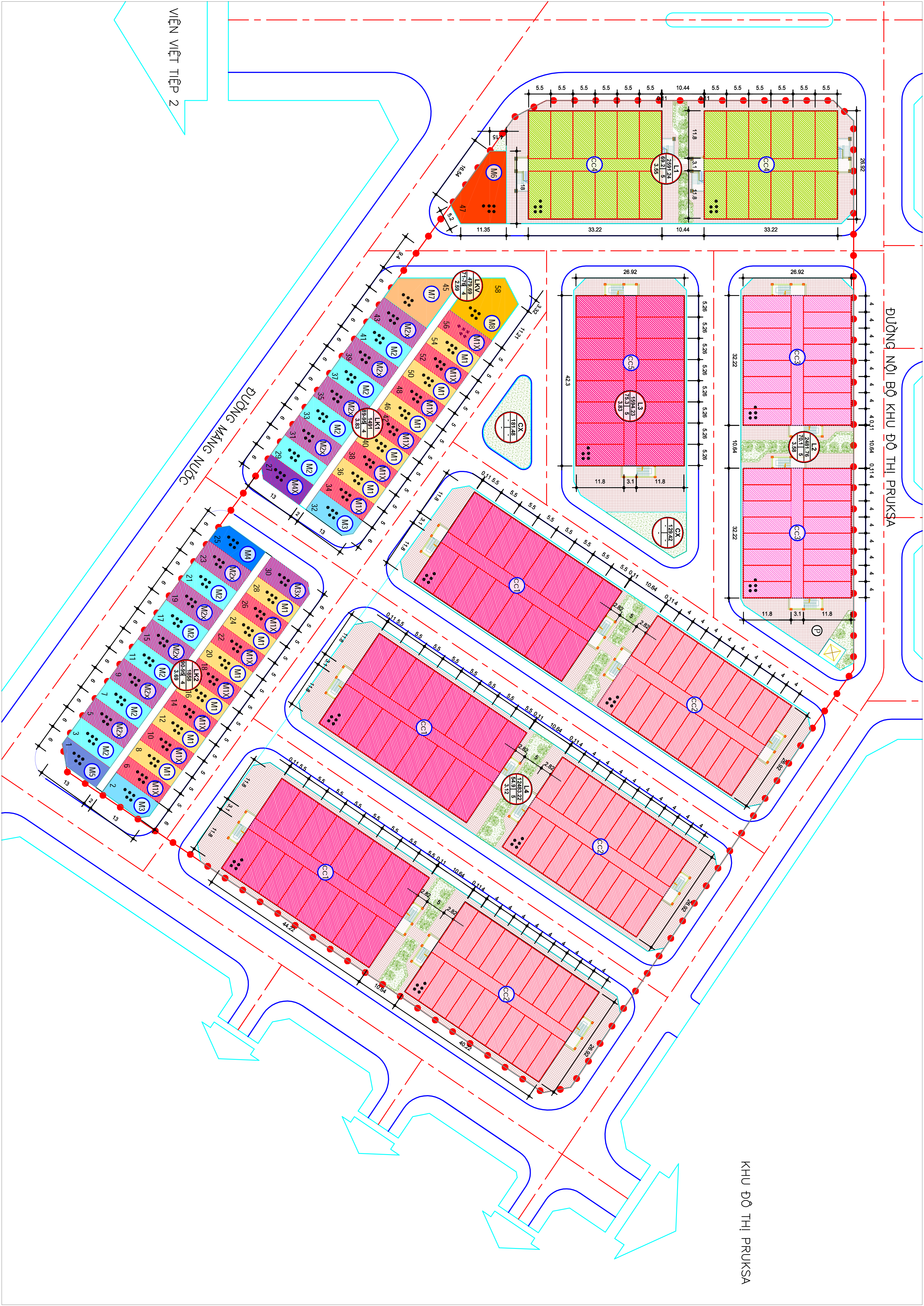 Hoàng Huy New Pruksa Town — Mặt bằng dự án/Tầng điển hình — ảnh 1