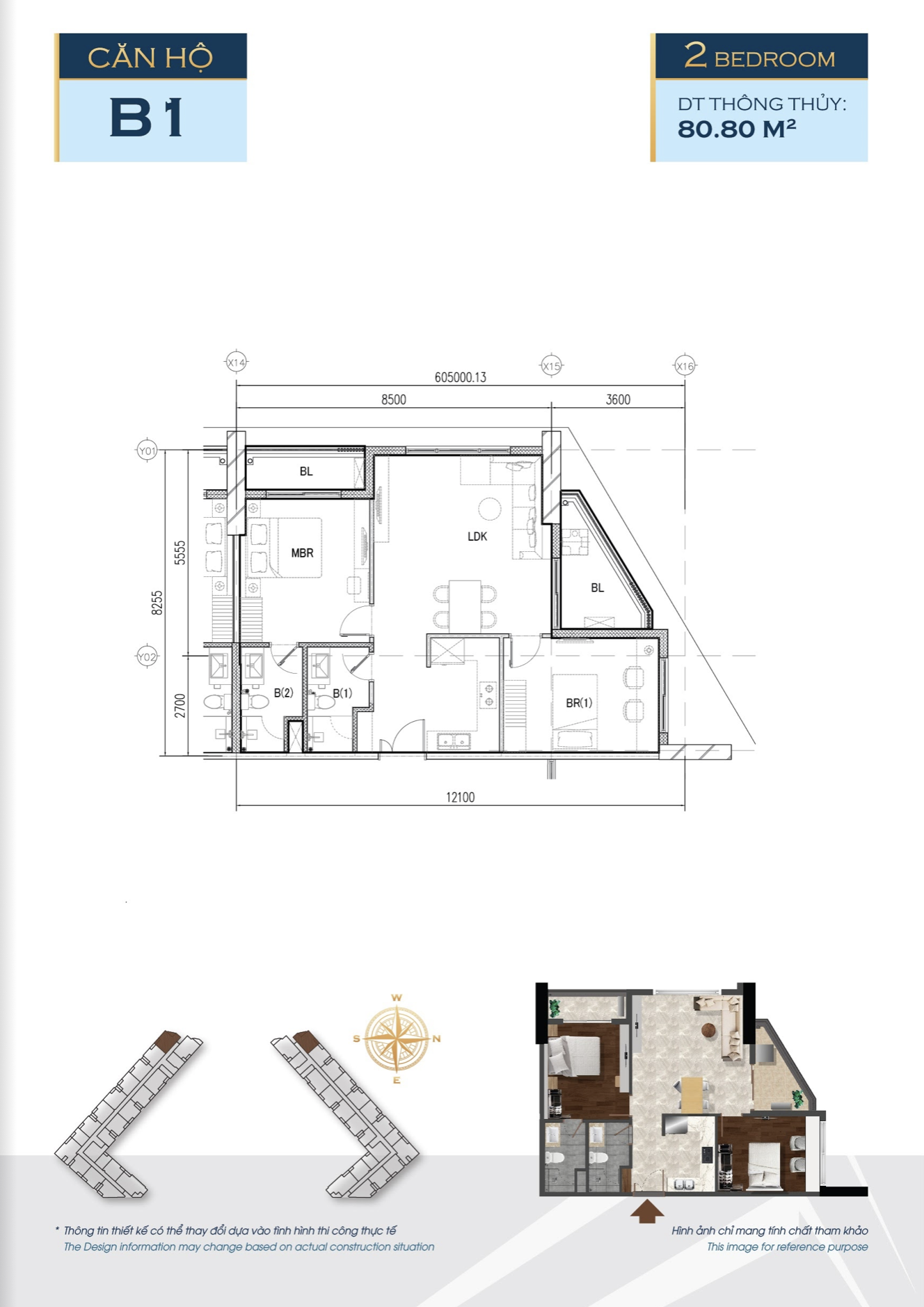 The Minato Residence — Mặt bằng căn hộ — ảnh 3