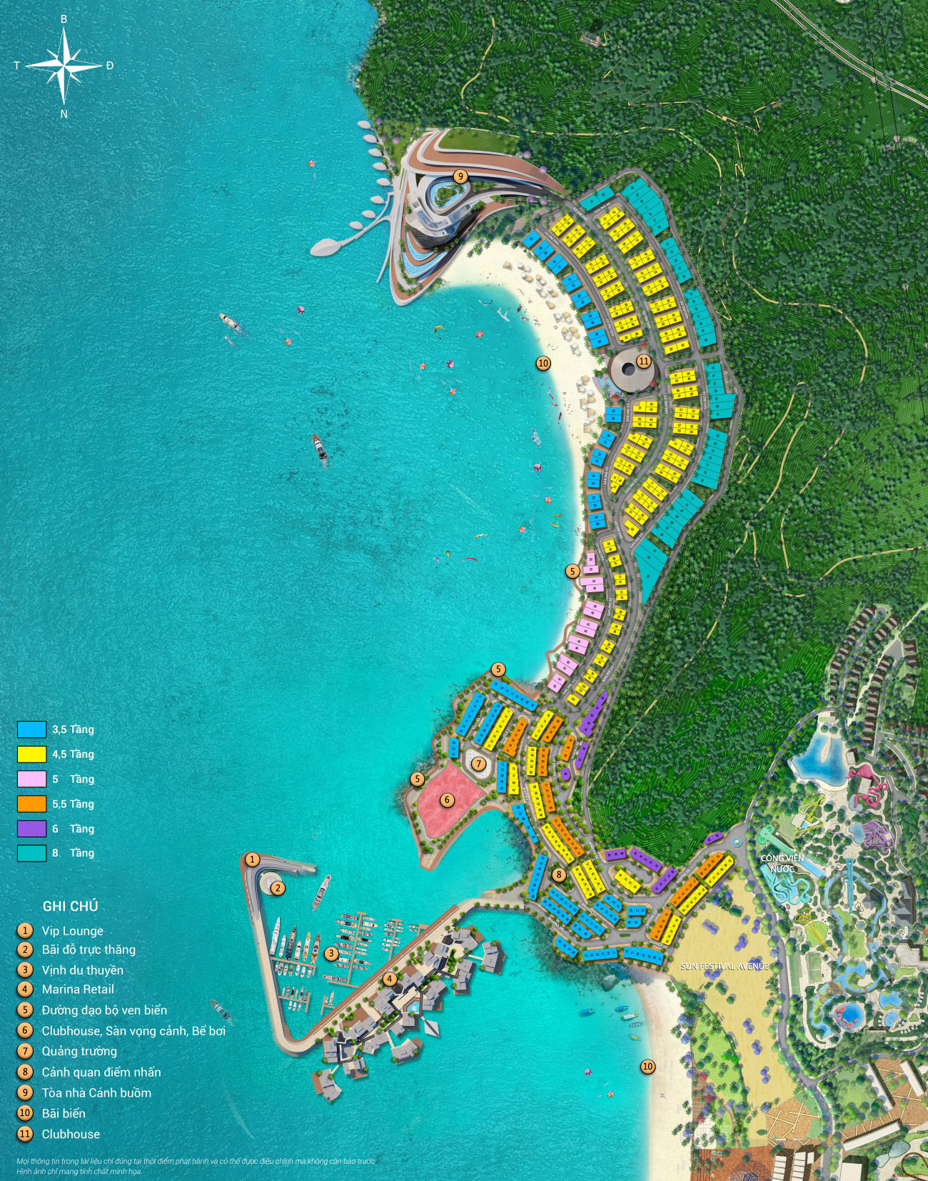 The Sailing Bay — Mặt bằng dự án — ảnh 1