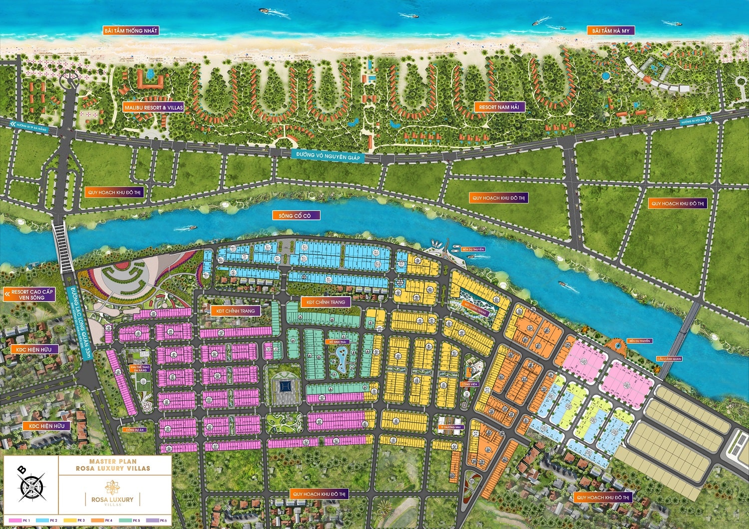 Rosa Luxury Villas — Mặt bằng dự án — ảnh 1