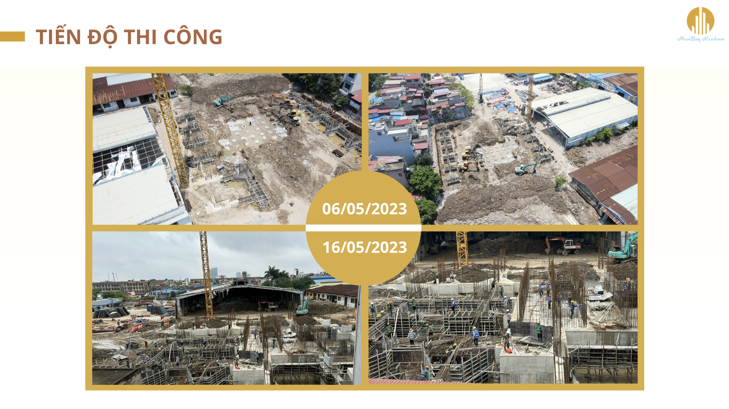 Moonbay Residence - Khu nhà ở xã hội 384 Lê Thánh Tông — Tiến độ thi công — ảnh 1