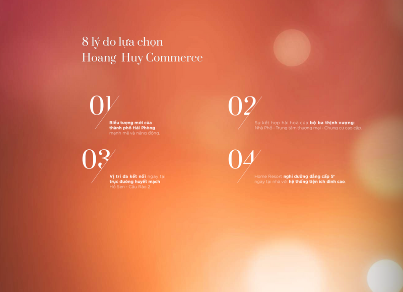 Hoàng Huy Commerce — Điểm nổi bật của dự án — ảnh 1