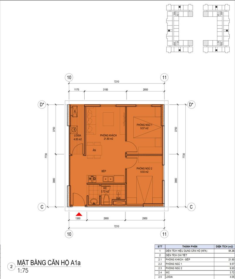 Harbor Residence — Mặt bằng căn hộ — ảnh 4