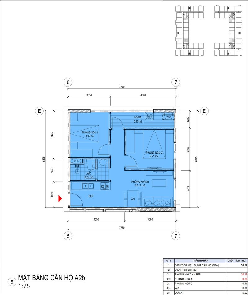 Harbor Residence — Mặt bằng căn hộ — ảnh 5