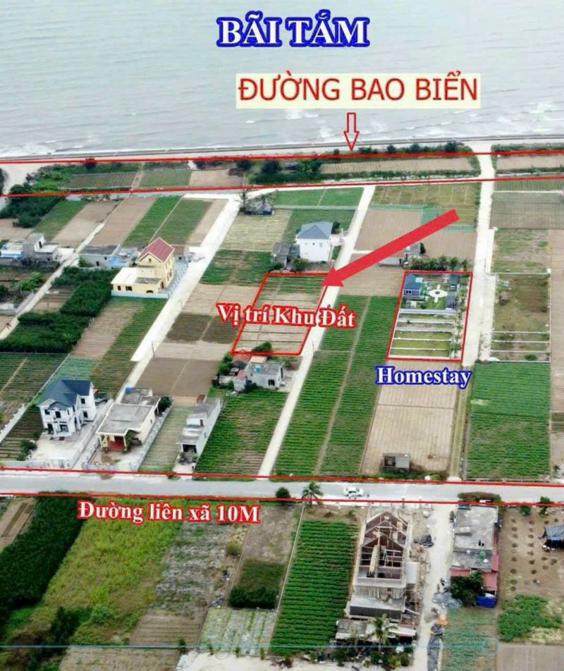 Bán nhanh lô đất gần bãi tắm Giao Phong, Nam Định. 100m2 Đất đẹp. Chưa qua đầu tư — ảnh 4