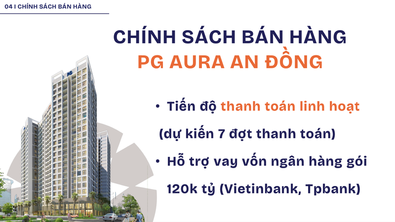 PG Aura An Đồng Hải Phòng — Chính sách bán hàng — ảnh 1
