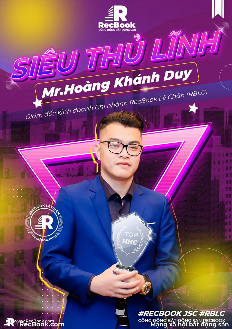 MR. HOÀNG KHÁNH DUY - SIÊU THỦ LĨNH - GIÁM ĐỐC KINH DOANH CHI NHÁNH RECBOOK LÊ CHÂN