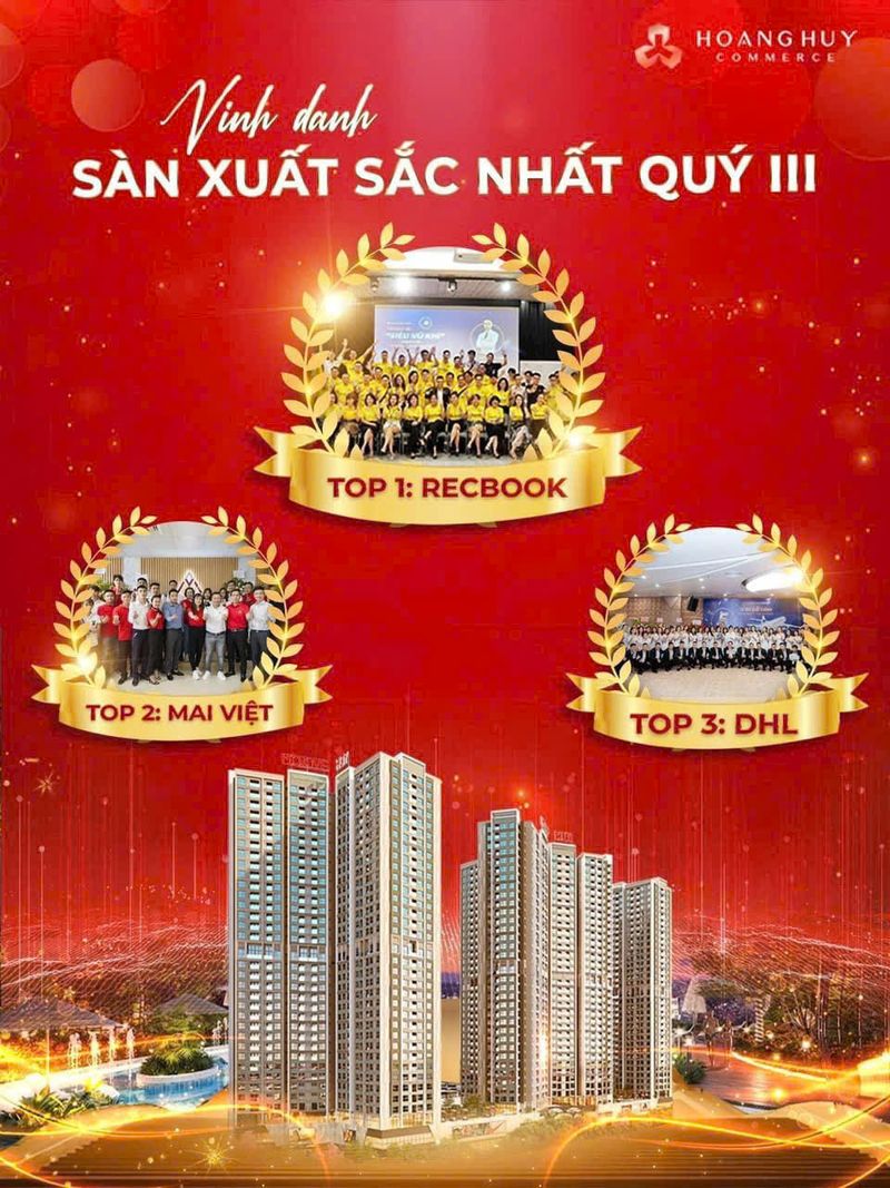 HOANG HUY COMMERCE VINH DANH TOP 3 ĐẠI LÝ XUẤT SẮC NHẤT QUÝ III/2024