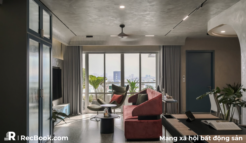 Cải tạo căn hộ cao cấp cũ có 3 phòng ngủ thành không gian sống hiện đại cho chủ nhà cá tính