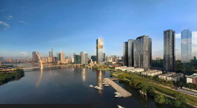 Marina Central Tower - tháp thương mại biểu tượng của Grand Marina, Saigon