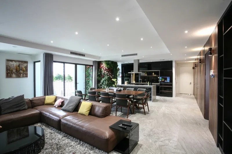 Căn hộ đập thông với thiết kế giấu cửa