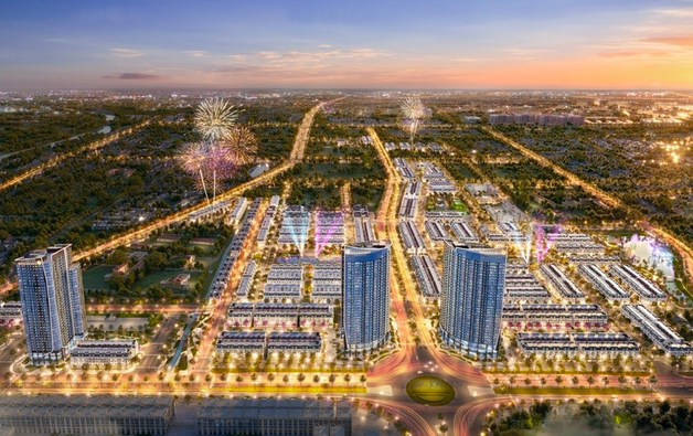Đại lộ Đỗ Mười (Thuỷ Nguyên) - phố thương mại mới của giới kinh doanh