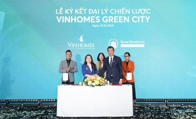 SmartRealtors ký kết hợp tác Vinhomes phân phối dự án Vinhomes Green City