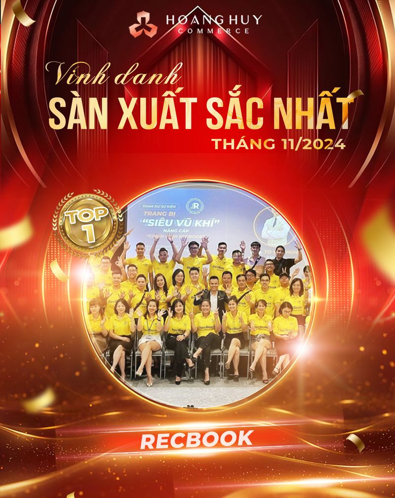 VINH DANH SÀN PHÂN PHỐI XUẤT SẮC THÁNG 11 - HOANG HUY COMMERCE