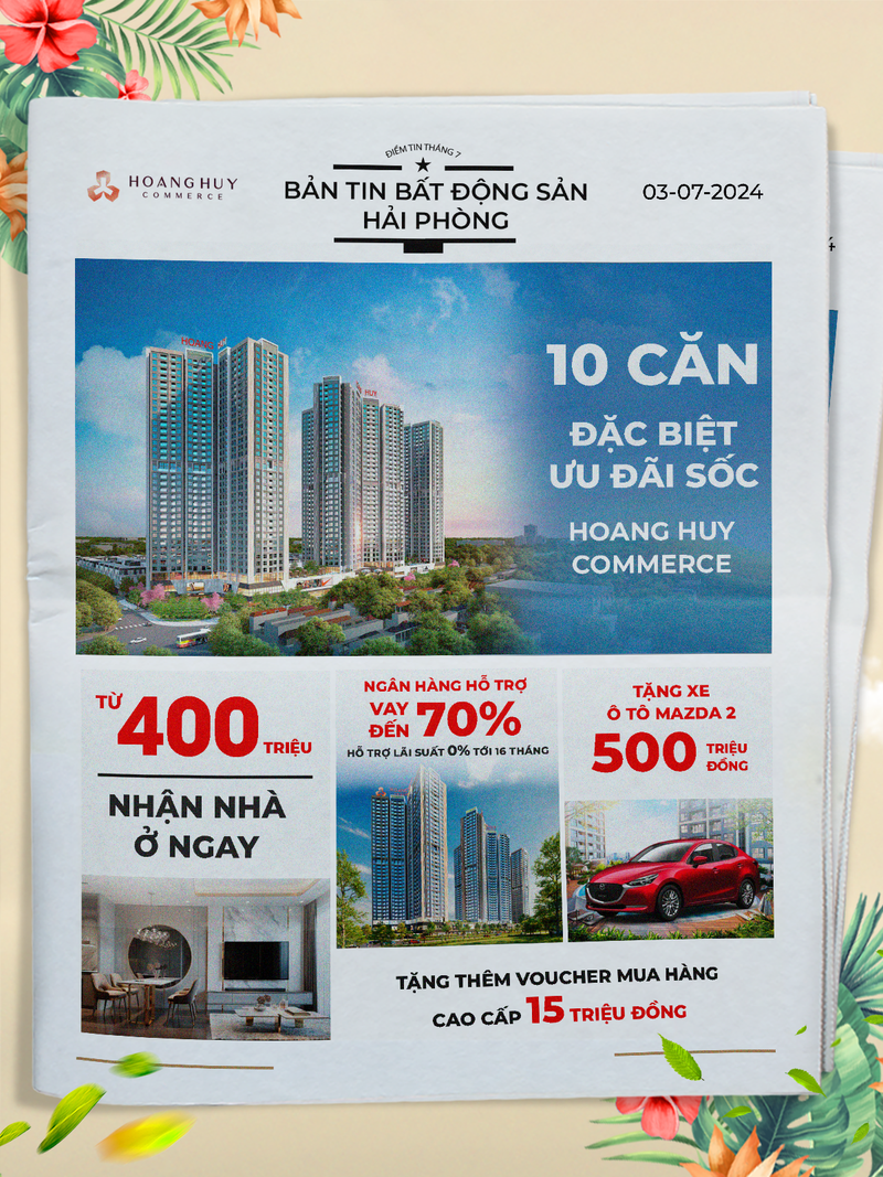 ĐIỂM TIN THÁNG 7: “BẢN TIN BẤT ĐỘNG SẢN HẢI PHÒNG” CÓ GÌ HOT?