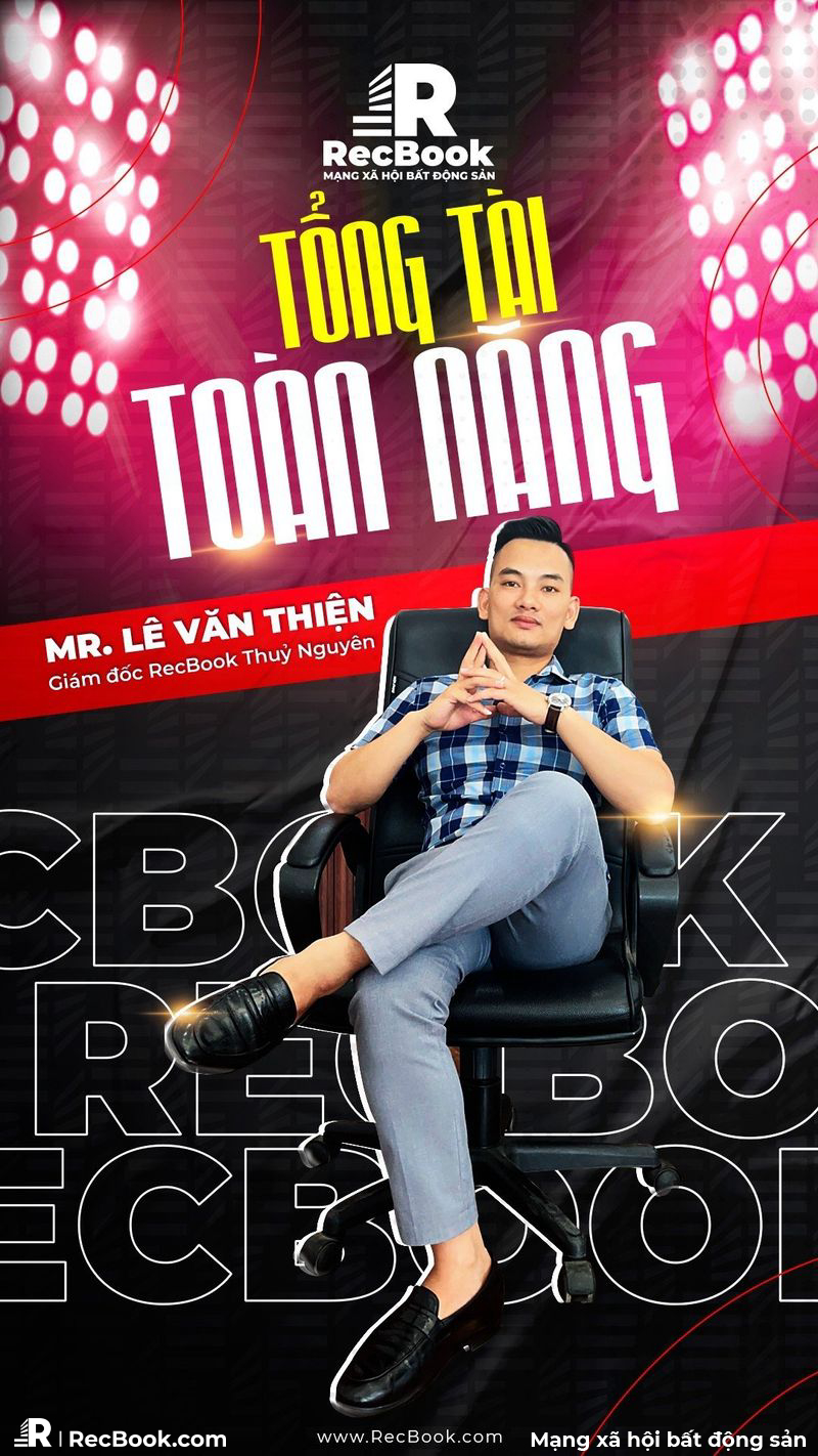 MR. LÊ THIỆN - TỔNG TÀI TOÀN NĂNG - GIÁM ĐỐC KINH DOANH CHI NHÁNH  RECBOOK THUỶ NGUYÊN