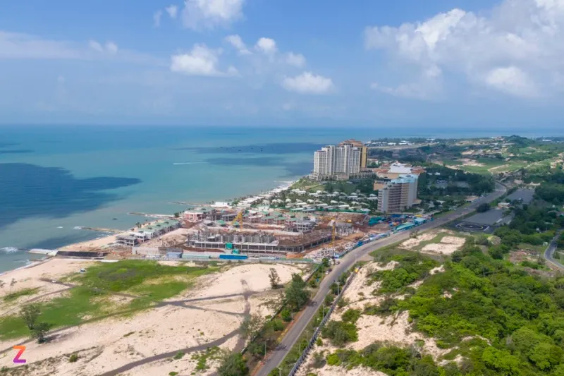 'Đại công trường' bất động sản nghỉ dưỡng ở Hồ Tràm