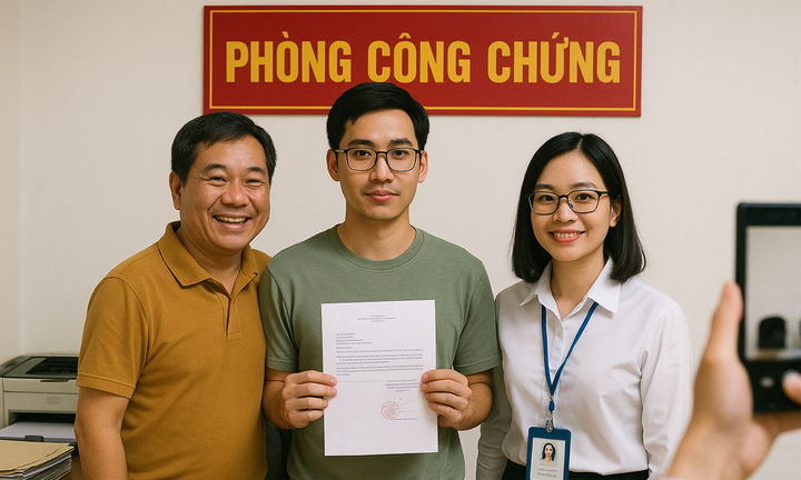 Từ 1/7, người dân đi công chứng phải chụp ảnh cùng công chứng viên