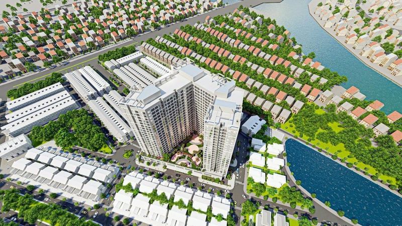 Công ty Cổ phần Đầu tư và Xây dựng PG công bố thông tin Dự án Khu chung cư cho người có thu nhập thấp tại xã An Đồng, huyện An Dương