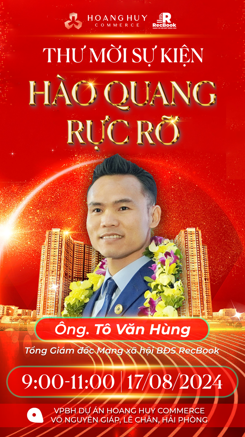 THƯ MỜI SỰ KIỆN HÀO QUANG RỰC RỠ