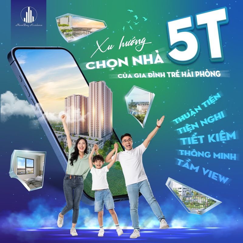 XU HƯỚNG CHỌN NHÀ 5T CỦA GIA ĐÌNH TRẺ HẢI PHÒNG