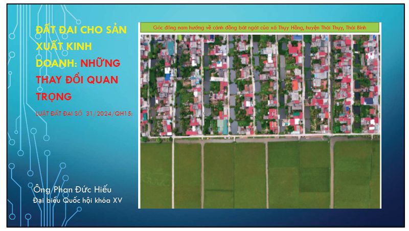 NHỮNG THAY ĐỔI QUAN TRỌNG CỦA LUẬT ĐẤT ĐAI MỚI NHẤT 2024