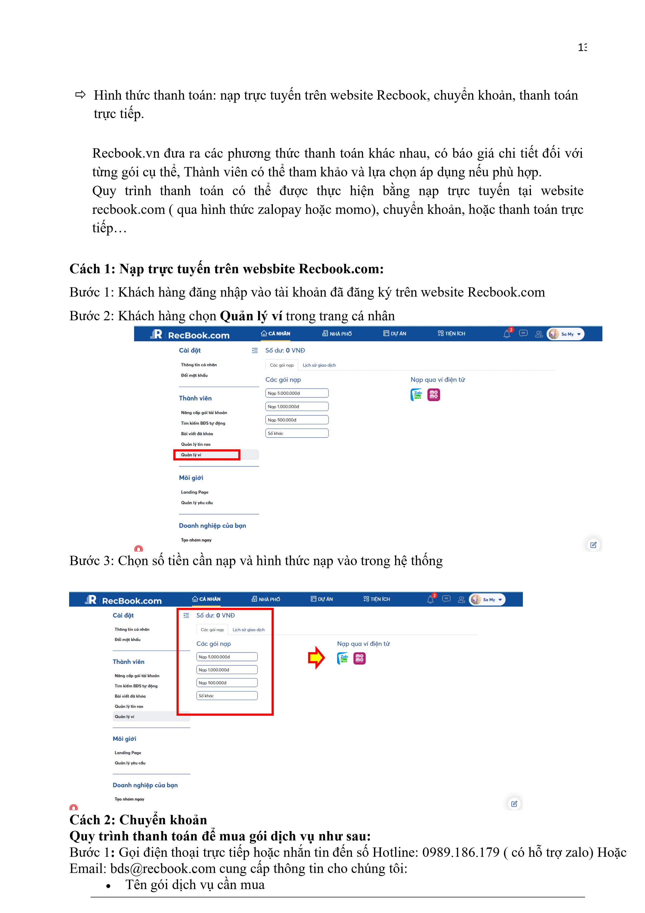 Quy chế hoạt động RecBook — trang 13