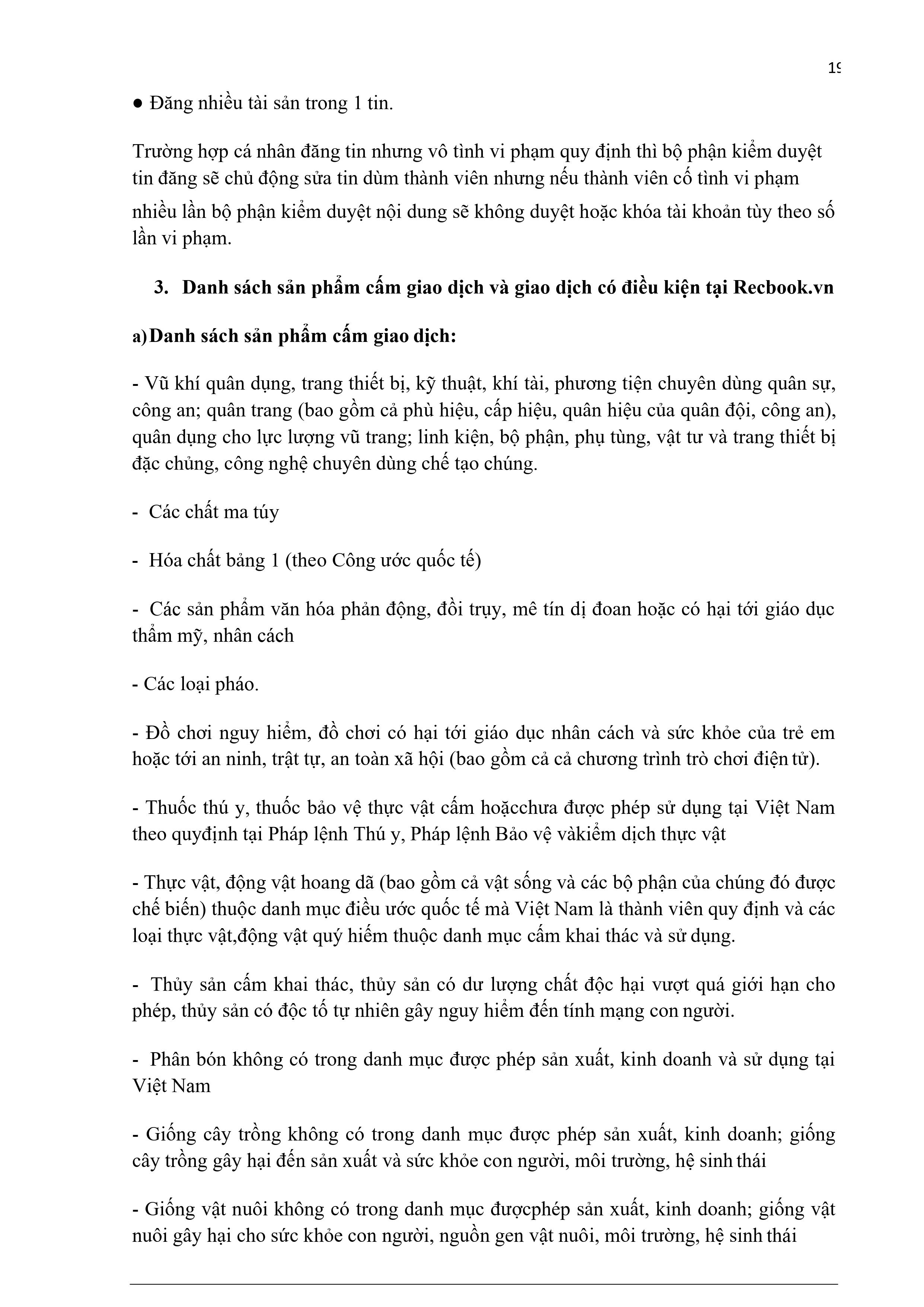 Quy chế hoạt động RecBook — trang 19