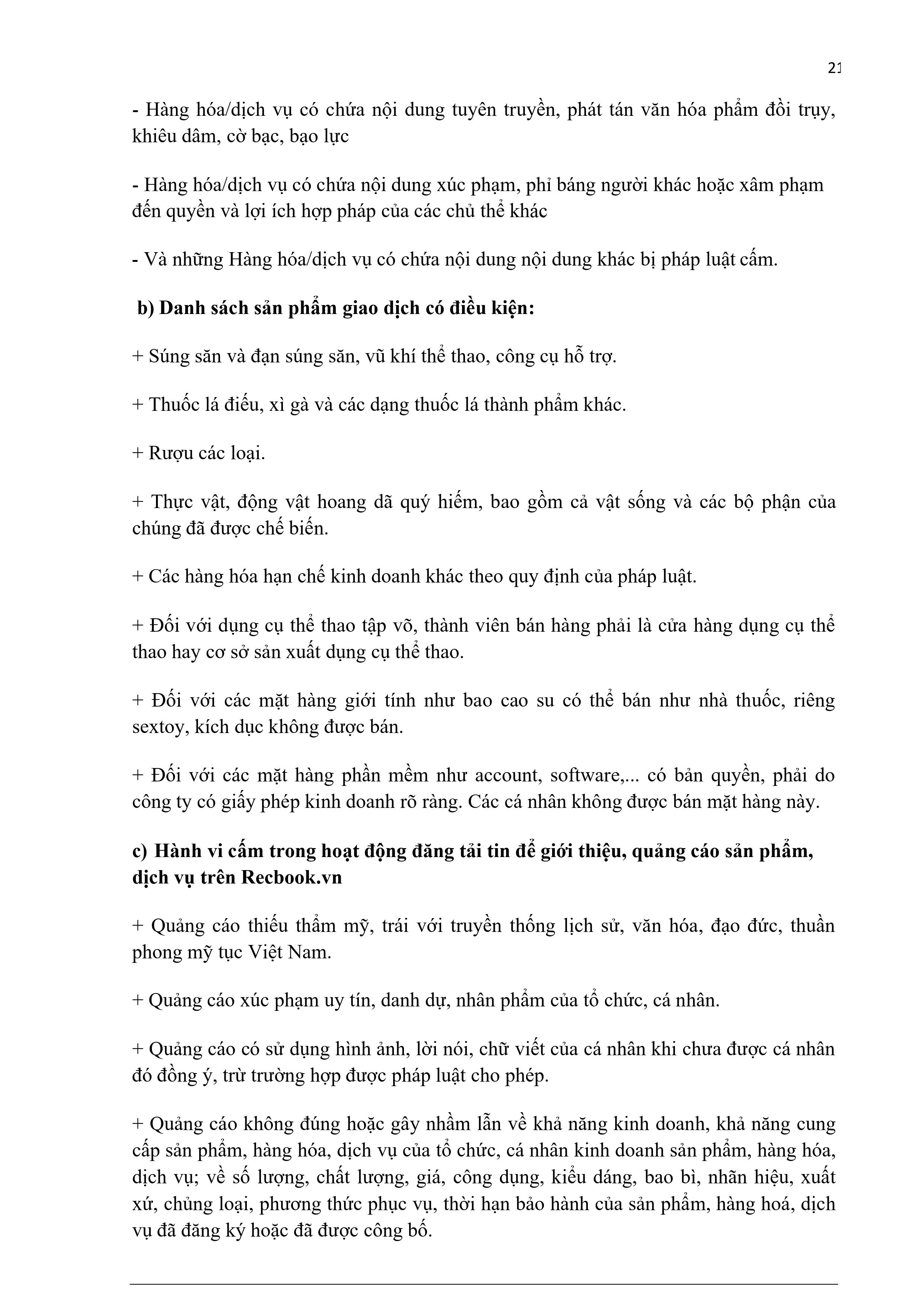 Quy chế hoạt động RecBook — trang 21