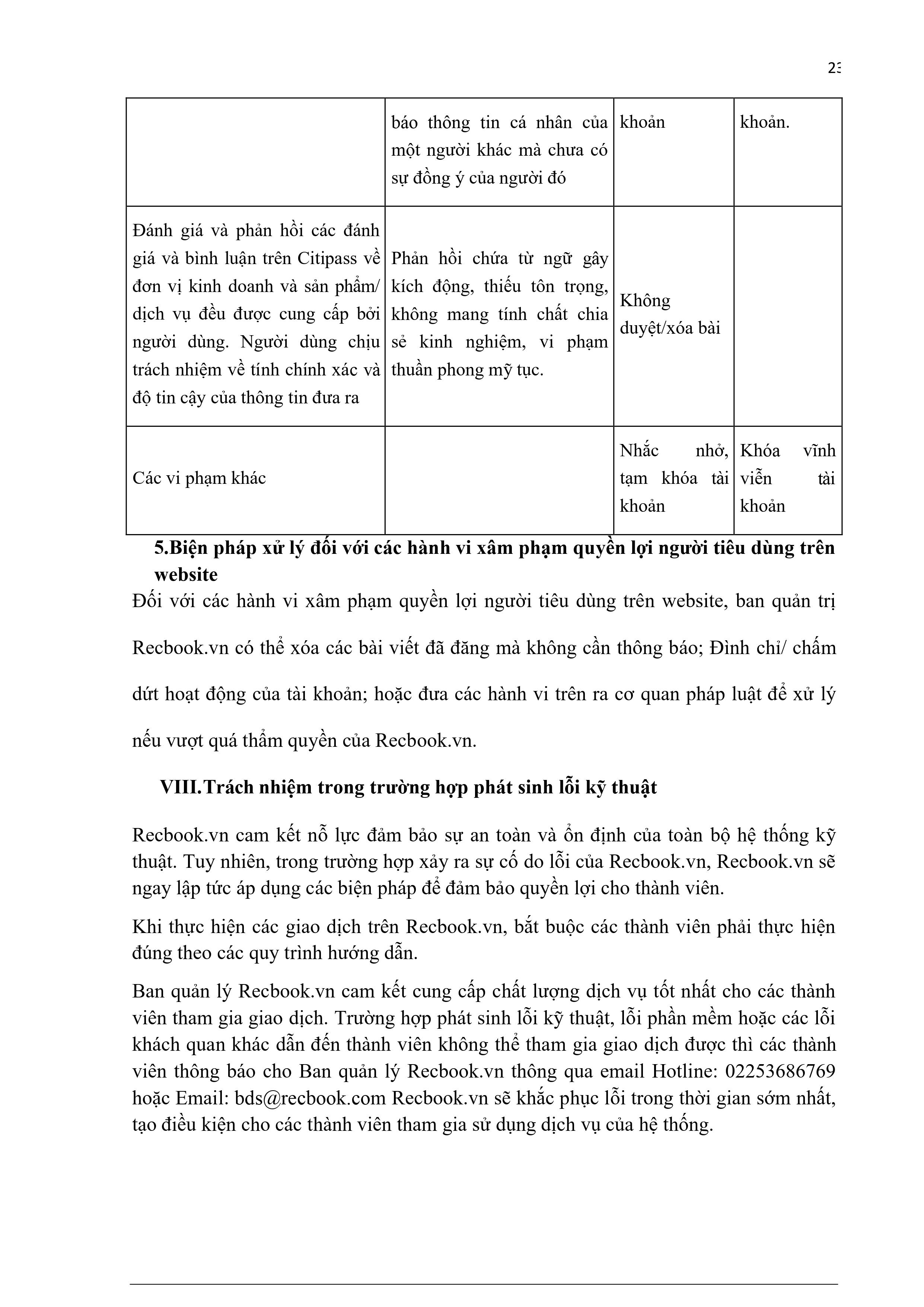 Quy chế hoạt động RecBook — trang 23