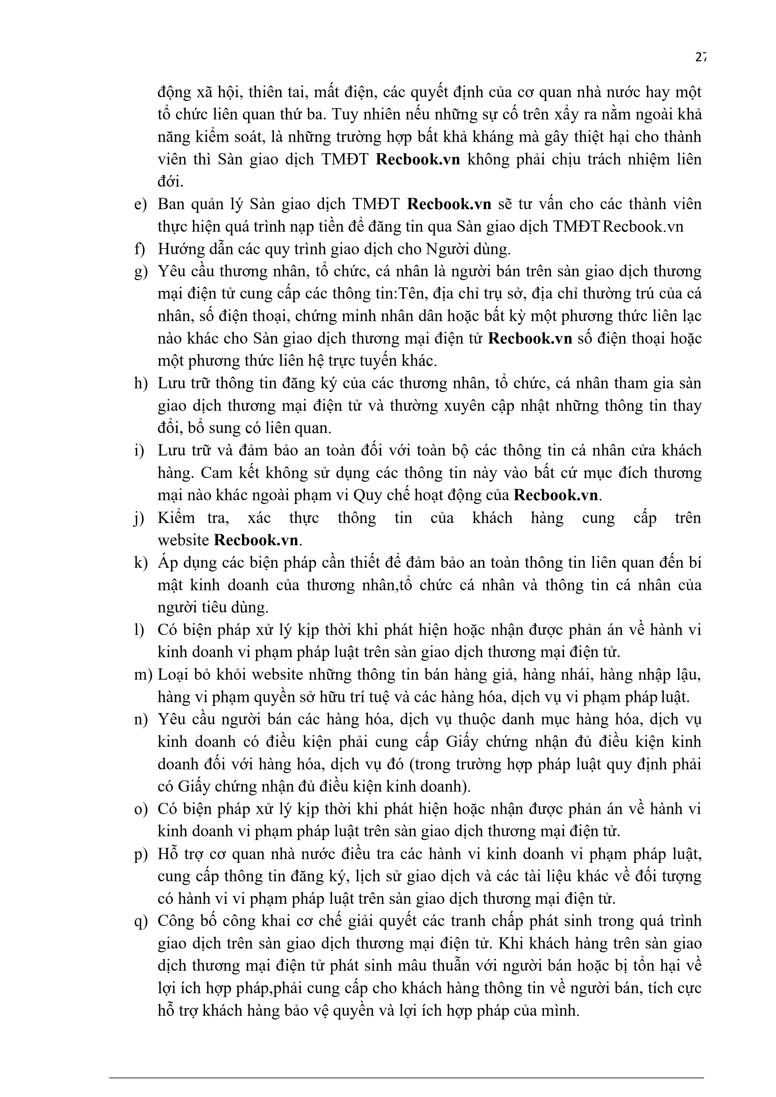 Quy chế hoạt động RecBook — trang 26