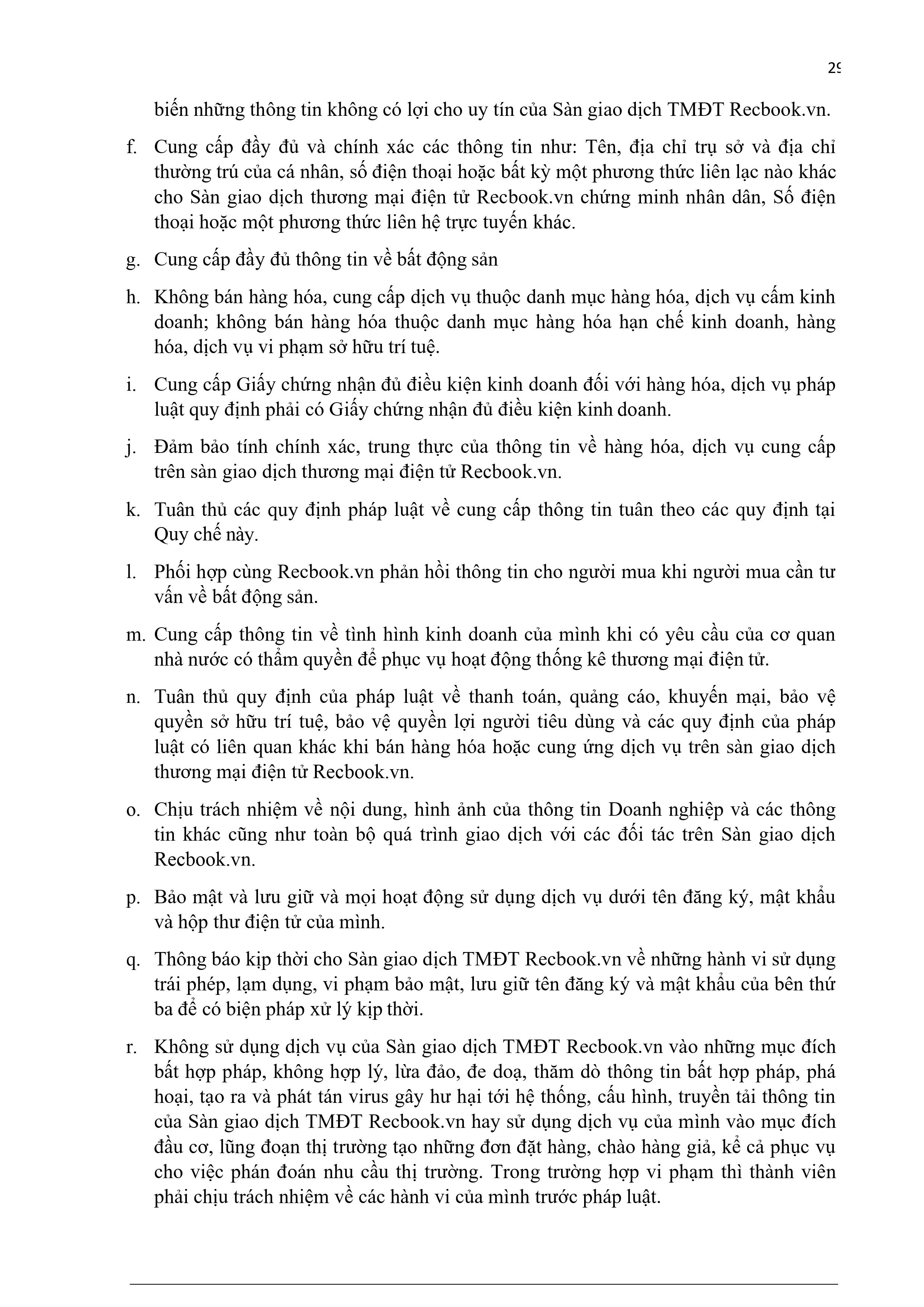 Quy chế hoạt động RecBook — trang 28