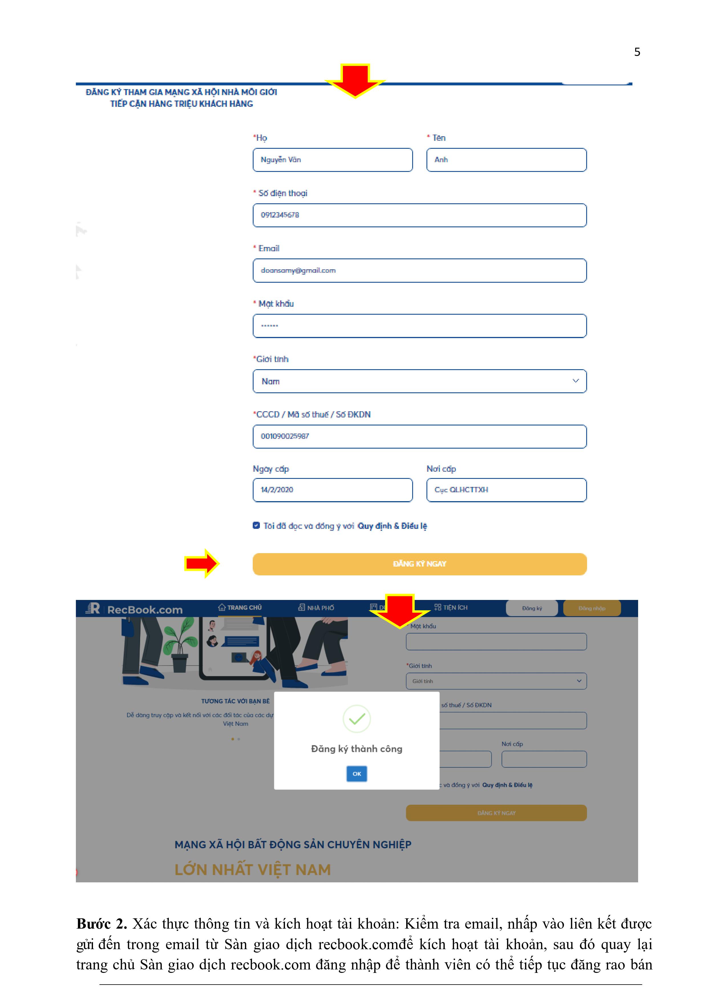 Quy chế hoạt động RecBook — trang 5