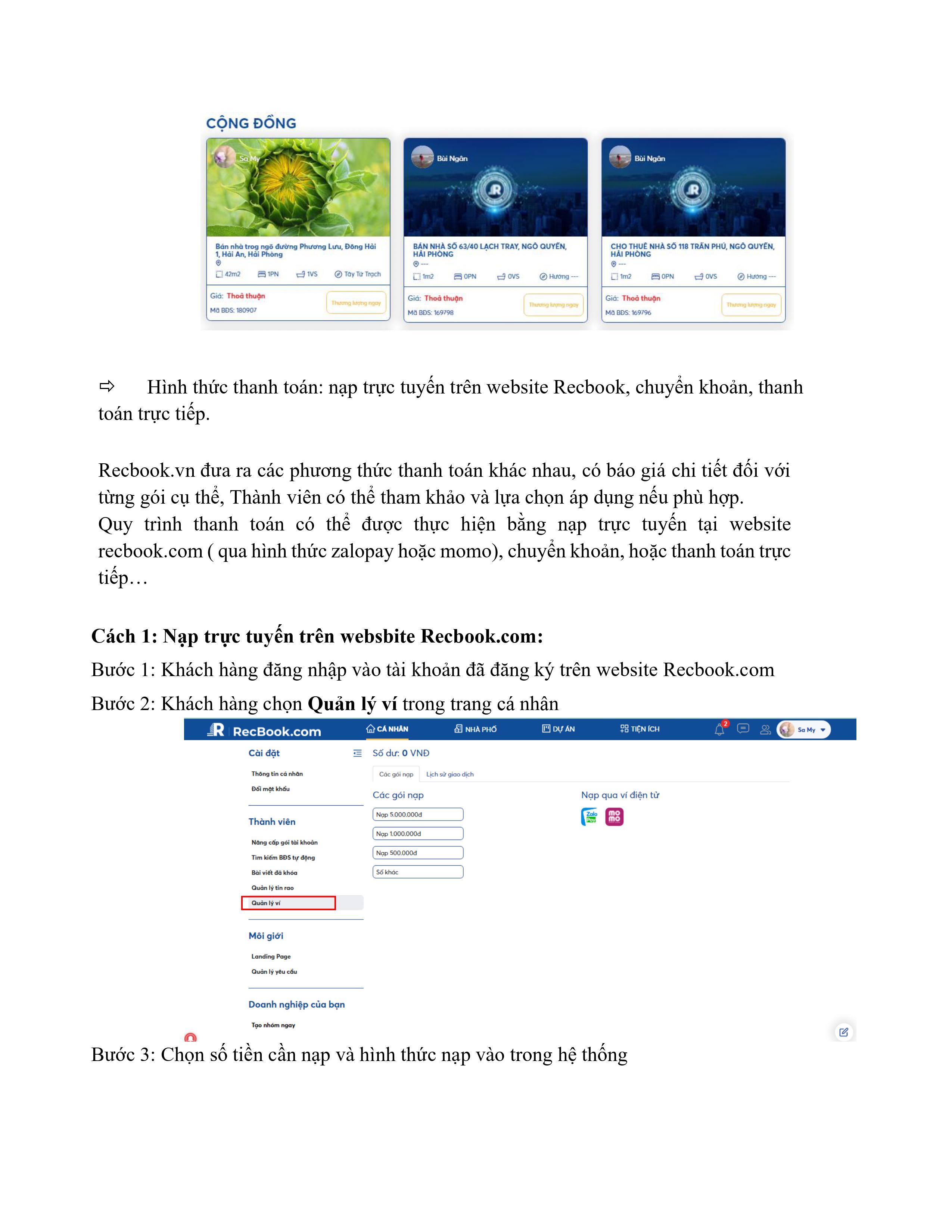 Bảng giá dịch vụ RecBook — trang 3